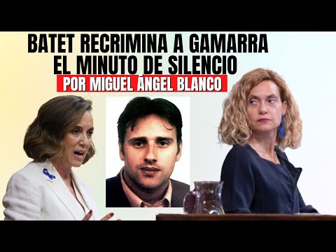 Batet, que se quedó sentada, recrimina a Gamarra que el minuto de silencio por Miguel Angel Blanco