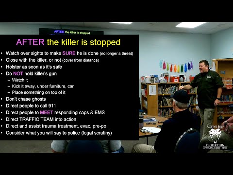 What To Do After The Active Killer Is Stopped (Last Resort Firearms Training)