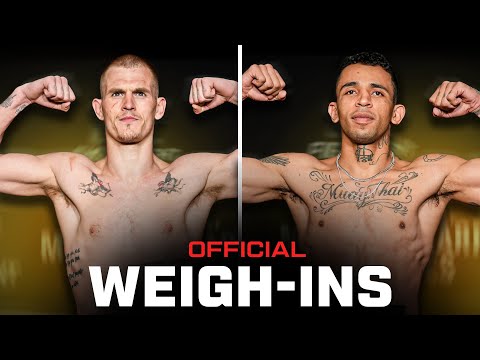 Machado Garry vs Prates Weigh-Ins | UFC Kansas City