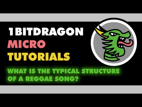 What is the typical structure of a reggae song?