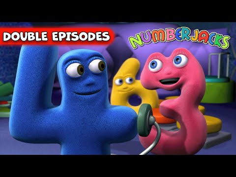 Numberjacks 🏫 Season 2, Episode 07-08 | DOUBLE FULL EPISODES