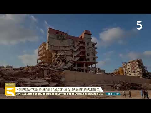 Libia: residentes de Derna, devastada por el ciclón, salieron a denunciar inaccio?n de autoridades