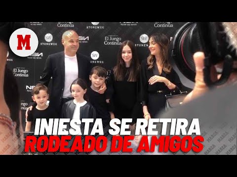 Iniesta se retira: así llegó Laporta, Unzúe y el padre de Andrés al acto de despedida I MARCA