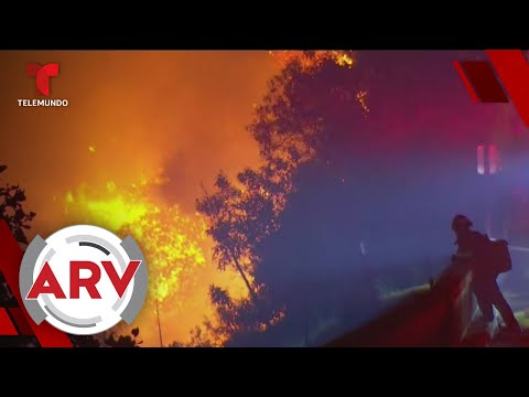 Fuegos arden sin control en California y emiten alerta | Al Rojo Vivo | Telemundo