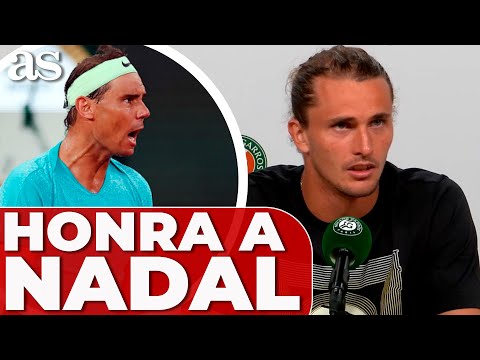 ZVEREV HONRA la IMAGEN de NADAL tras ELIMINARLE en ROLAND GARROS