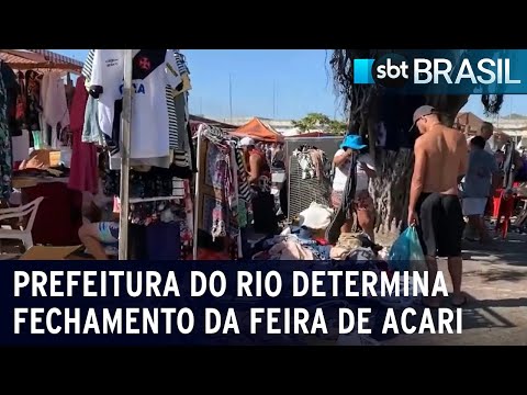 Prefeitura do Rio fecha Feira de Acari para combater crime organizado | SBT Brasil (23/01/24)