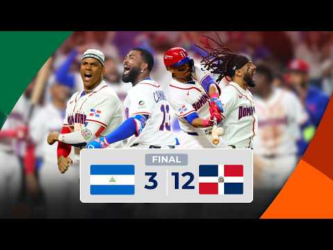 DOMINICANA GANA PRIMER JUEGO CONTRA NICARAGUA. REACCIÓN POST JUEGO SE SALE DE CONTROL