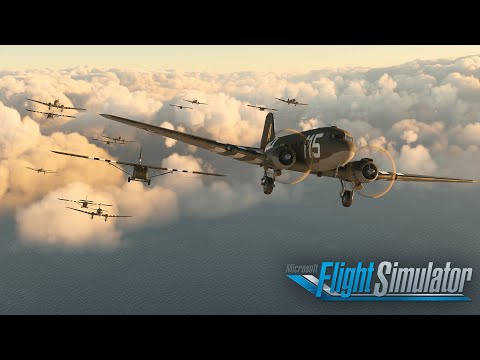 Microsoft Flight Simulator | Famous Flyer 9: Douglas C-47D Skytrain & Waco CG-4A