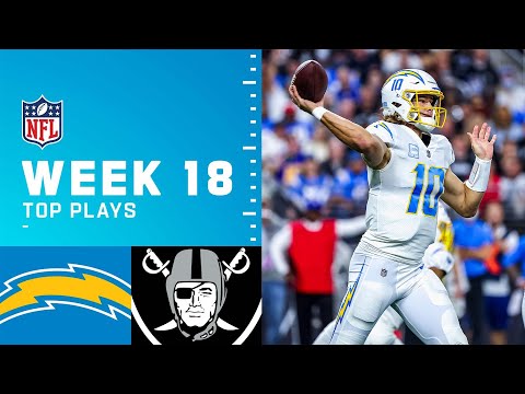 Chargers Top Plays from Week 18 vs. Raiders | LA Chargers video clip