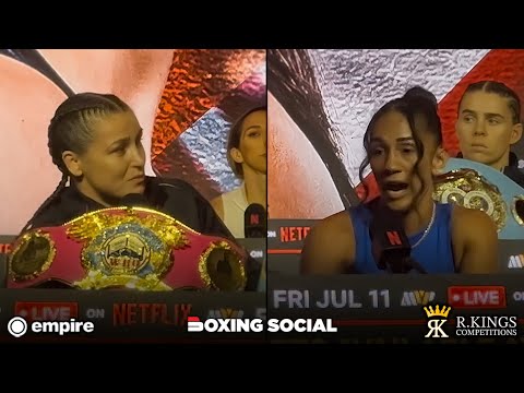 WOW! KATIE TAYLOR FIRES BACK AT AMANDA SERRANO AT FINAL PRESS CONFERENCE