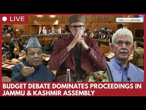 J&K Budget Session LIVE | Budget debate underway in the Assembly