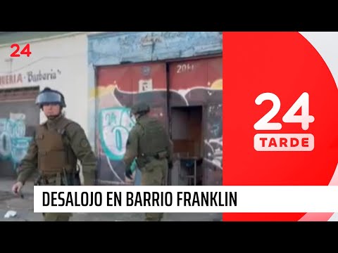 Operativo conjunto en Barrio Franklin: desalojan inmuebles ocupados ilegalmente | 24 Horas TVN Chile
