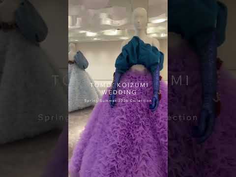 編集部がトモ コイズミ（TOMO KOIZUMI）のブランド初となるウエディングドレスコレクションが可愛すぎた✨️thanks@tomokoizumi  さま#一度きりの人生一度は魔法にかけられて