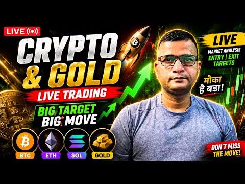 🚀 Crypto Live Trading | 08 June 2026, Bitcoin, Ethereum, Solana Price Analysis | Targets,  XAUUSD