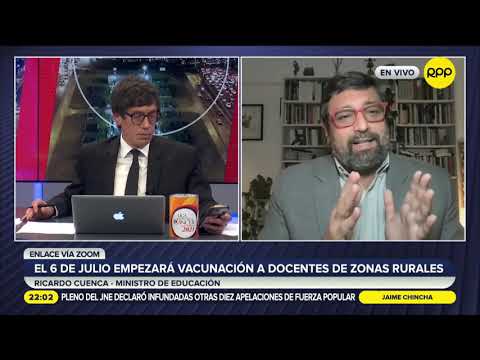 Ricardo Cuenca: “Es una falta de empatía de parte del señor Vizcarra haber recibido otra vacuna”