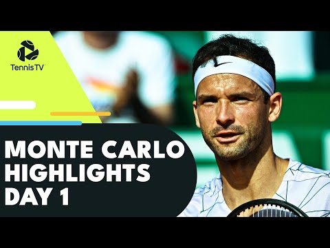 Dimitrov, Basilashvili, Davidovich Fokina & Lajovic In Action | Monte Carlo 2022 Highlights Day 1