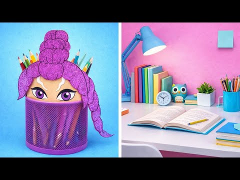 DIY K-Pop Desk Makeover! ✨ Paper Crafts That Actually Work