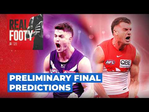 Preliminary final predictions and Brownlow forecasts