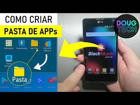 Como Criar PASTA de Aplicativos em LG Antigo