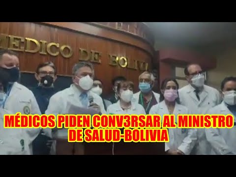 LUIS LARREA PRESIDENTE DEL COLEGIO MÉDICO DE LA PAZ PIDE CONV3RSAR CON EL MINISTRO DE SALUD..