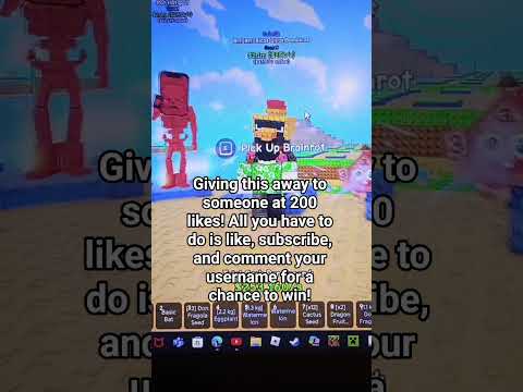 Plants Vs Brainrots! #PVB #pb #plants #brainrot #gag #growagarden #roblox #gaming #games #gamer #fy