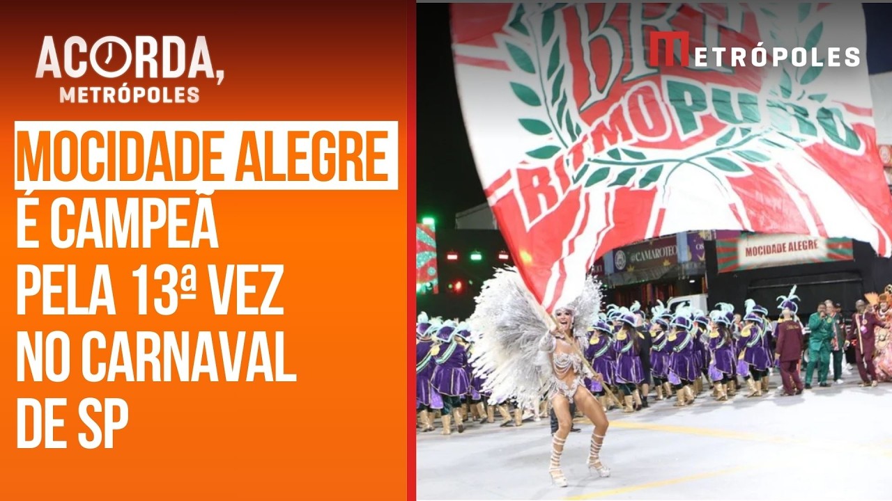 Mocidade Alegre conquista o 13º título do carnaval de SP
