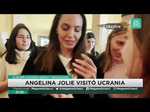 Sirenas de aviso de bomba suenan en medio de visita de Angelina Jolie a Ucrania