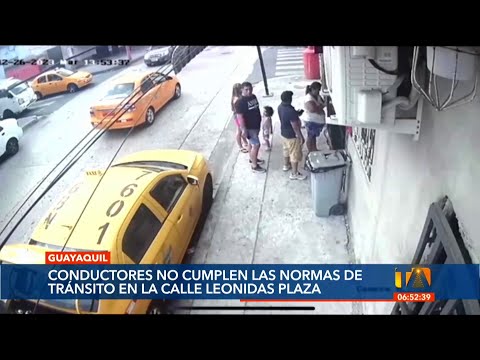 Moradores de las calles Leonidas Plaza, en Guayaquil, denuncian constantes accidentes de tránsito