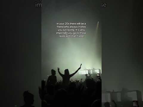 ALWAYS listen to that friend 🥹 #Raving #HouseMusic #Rave #InYour20s