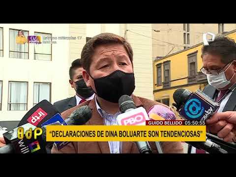 Dina Boluarte: El presidente Castillo y yo fuimos utilizados por Cerrón para la campaña electoral