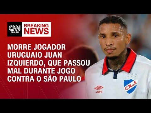 Morre jogador uruguaio Juan Izquierdo, que passou mal durante jogo contra o São Paulo