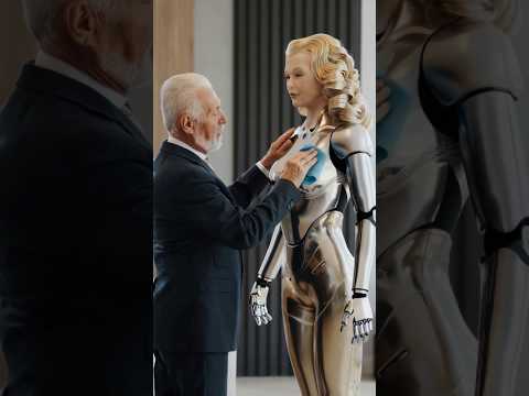 Mantenimiento de Robot Humanoide Realizado por Anciano #shorts #robots