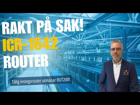 Advantech ICR-1642 – industriell 4G-router med robust design
