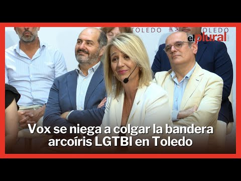 Vox se niega a colgar la bandera arcoíris LGTBI en el Ayuntamiento de Toledo