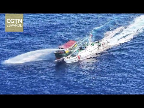 Guardia Costera de China está tomando medidas para detener la intrusión de embarcaciones filipinas
