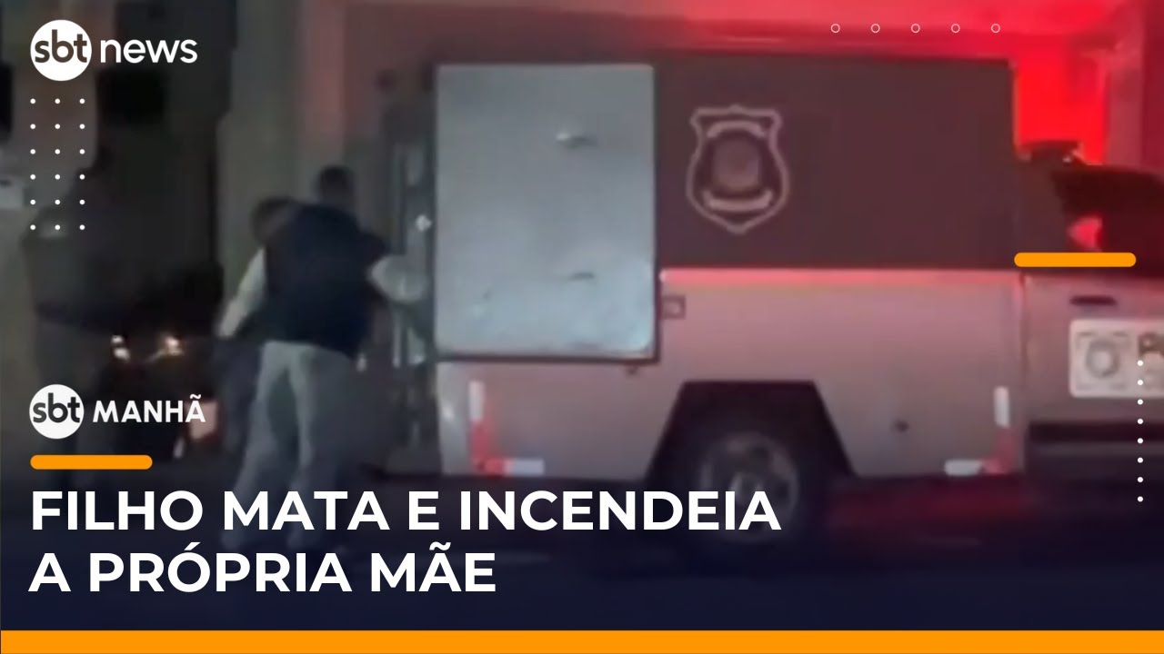 Jovem mata mãe a facadas e ateia fogo em corpo na zona sul de SP | SBTManhã