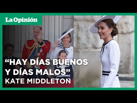 Kate Middleton reapareció en el desfile Trooping the Colour I La Opinión