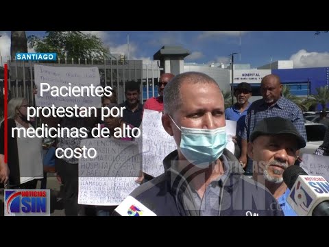 Protestan en Santiago por carencia de medicinas de alto costo