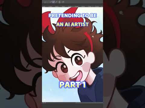 PRETENDING TO BE AN AI ARTIST part 1 #art #artist #drawing