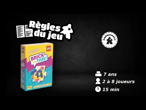 🛠️ BRICK LIKE THIS ⏳ règle du jeu #lego #expliquemoica