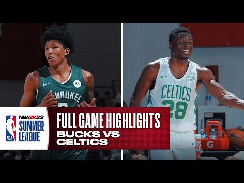 BUCKS vs CELTICS | NBA SUMMER LEAGUE | FULL GAME HIGHLIGHTS video clip