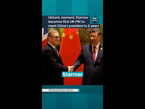 Historic moment as Starmer meets China's President Xi