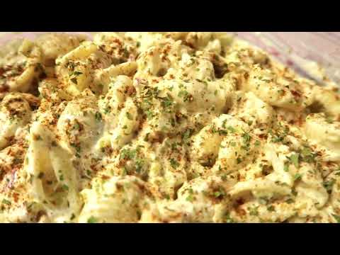 The BEST Seafood Pasta Salad: The Perfect Seafood Pasta Salad For A Summer Cookout!
