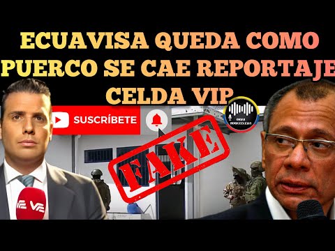 ECUAVISA QUEDA COMO PUERCO SE CAE EL SHOW DE LA CELDA VIP DE GLAS EN LATACUNGA NOTICIAS RFE TV