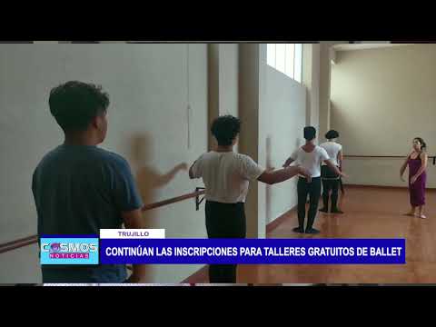 Trujillo: Continúan las inscripciones para talleres gratuitos de ballet