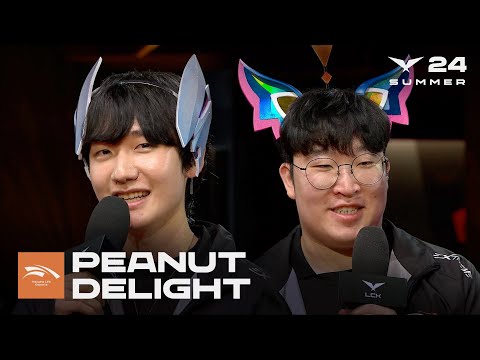 Peanut, Delight 인터뷰 | HLE vs. T1 | 07.12 | 2024 LCK 서머 스플릿