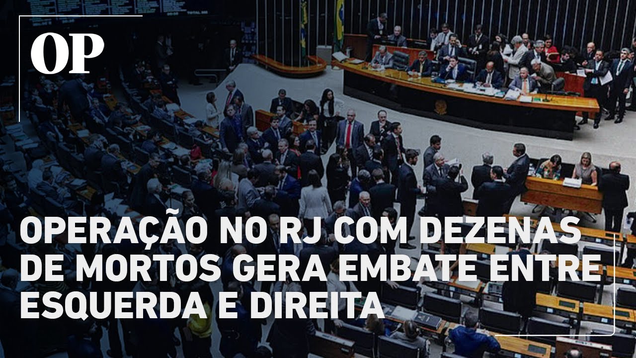 Megaoperação no RJ com dezenas de mortos mobiliza embate entre esquerda e direita confira  TV Online Megaoperação no RJ com dezenas de mortos mobiliza embate entre esquerda e direita confira