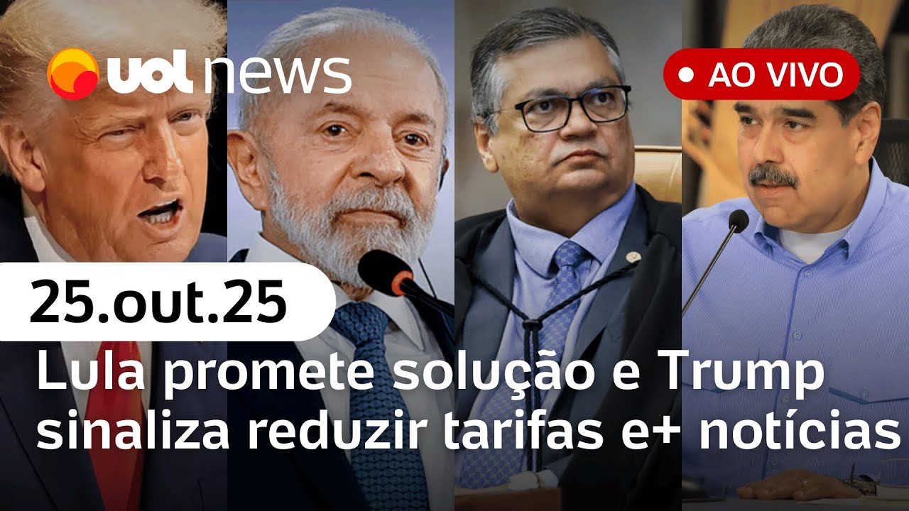 Lula promete solução e Trump sinaliza reduzir tarifas; Maduro diz que EUA inventaram guerra e+