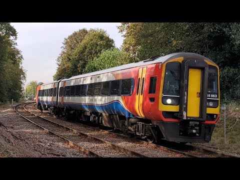 Trains at Friargate Crossing & Grimsby Town (16/10/2023)