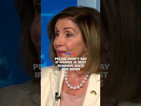 Pelosi won’t say if Harris is best running mate for Biden